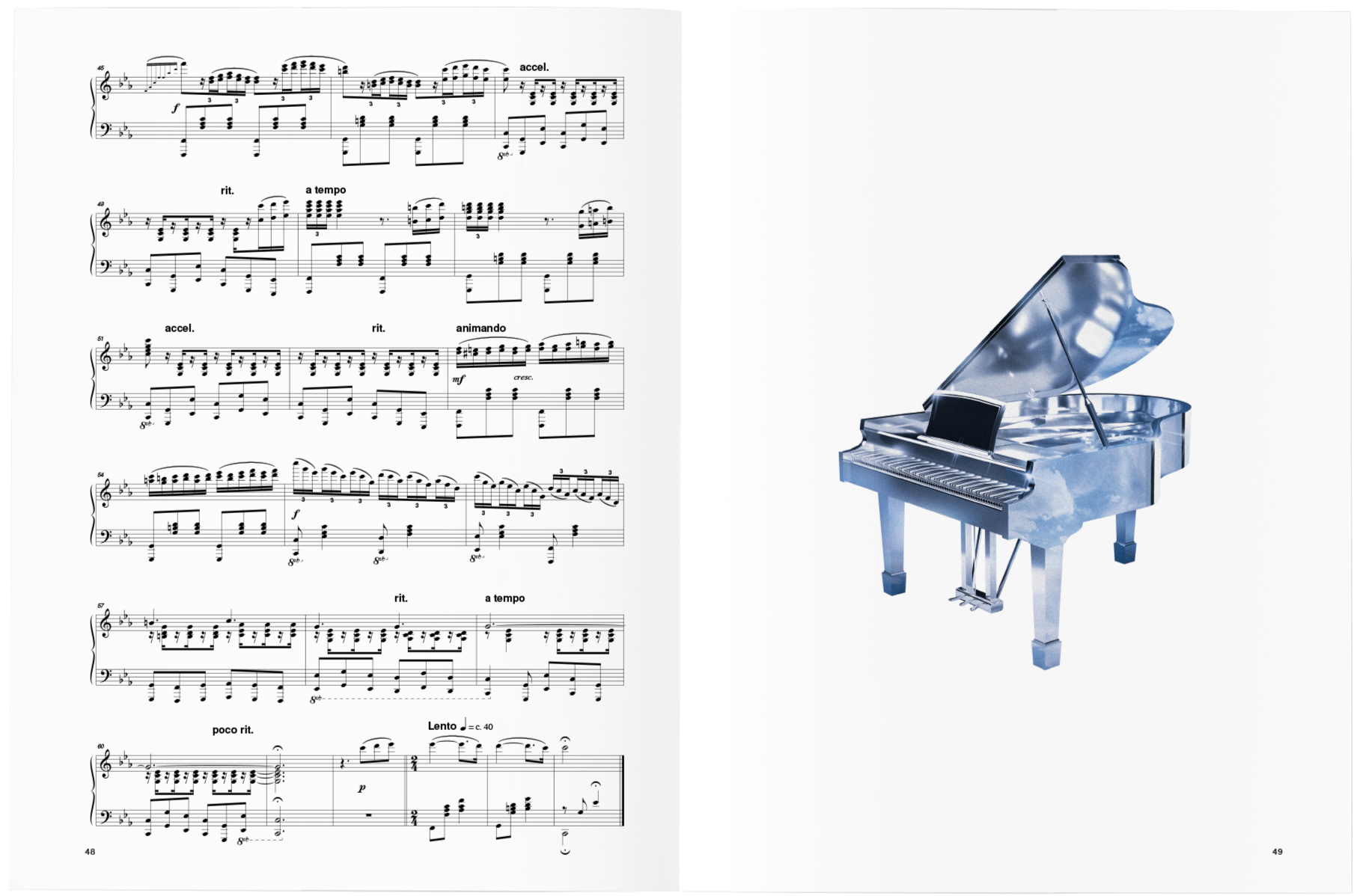 LETTER - PIANO SCORES